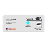 Toner do HP W2031A 415A LaserJet Pro M454dn M454dw MFP M479dn Cyan zamiennik - 2