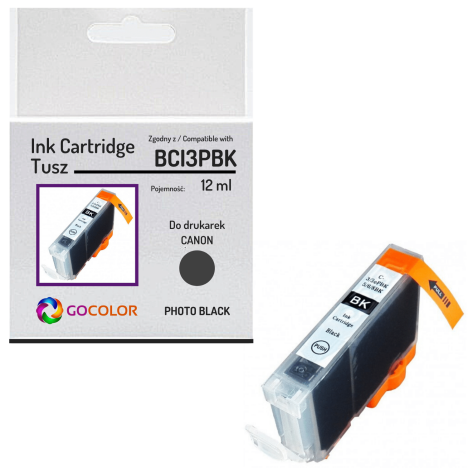 Tusz do CANON BCI3ePBK Photo Black 100 % nowy zamiennik