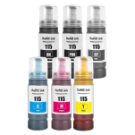 FULLBOX 6-pak Tusz do EPSON 115 T07C1 T07D1 T07D2 T07D3 T07D4 T07D5 - 2