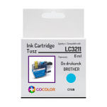 Tusz do BROTHER LC3211C Cyan zamiennik - 2