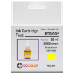Tusz do BROTHER BTD100Y Yellow zamiennik - 2
