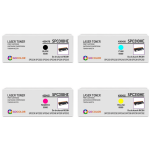 4 X TONER do RICOH SPC310HE SPC232 406479 406480 406481 406482 zamiennik - 3