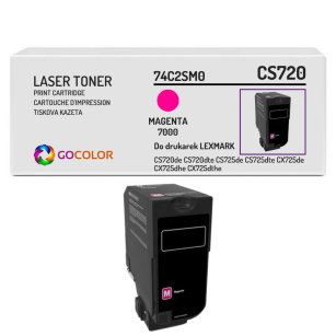 Toner do LEXMARK CS720 74C2SM0 7.0K magenta zamiennik