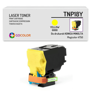 Toner do MINOLTA MagiColor 4750 A0X5250 TNP18Y Yellow Zamiennik