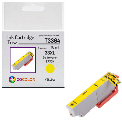 Tusz do EPSON T3364 33XL Yellow Zamiennik