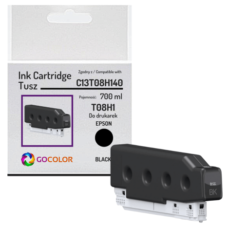 Tusz do EPSON T08H1 C13T08H140 WorkForce Enterprise AM-C4000 700.0ml Pigment black zamiennik