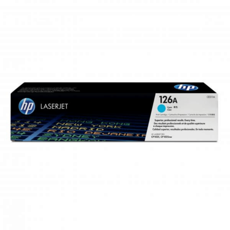 HP oryginalny toner CE311A cyan 126A