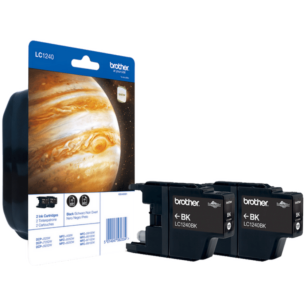 Brother oryginalny Tusz LC-1240BKBP2 black 2 sztuki