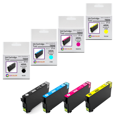 4 x tusz do EPSON 405XL T05H1 T05H2 T05H3 T05H4 zamiennik