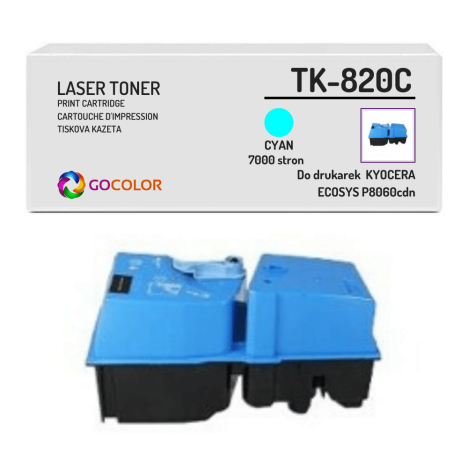 Toner do KYOCERA TK820C FSC8100 DN Cyan 1T02HPCEU0 zamiennik