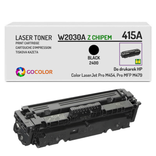 Toner do HP W2030A 415A LaserJet Pro M454dn MFP M479dn Black z CHIPEM zamiennik 2.4K