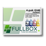 FULLBOX 4-pak TUSZ do CANON GI46PGBK GI46C GI46M GI46Y Pigment - 2