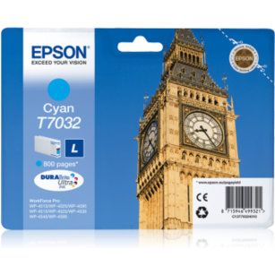 Epson oryginalny tusz T7032 L C13T70324010 cyan