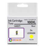 EOL Tusz do LEXMARK 100XL 14N1071 Yellow Zamiennik - 2