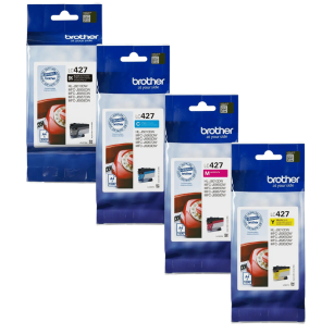 4 x Brother oryginalny Tusz LC-427VAL