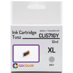Tusz do CANON CLI571GY XL 0335C001 Grey 100 % nowy zamiennik - 2