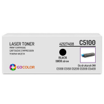 Toner do OKI C5100 C5150 C5200 C5300 C5400 n, tn, 42127408 Black zamiennik - 2