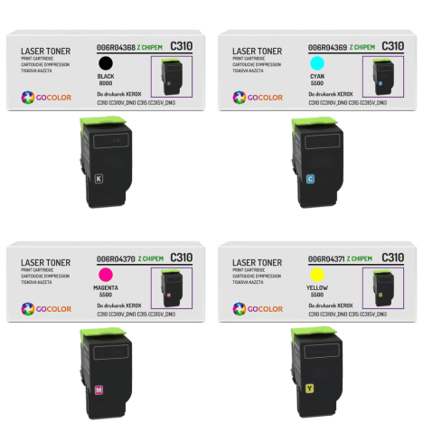 4 X Toner do XEROX C310 C315 CMYK 8.0K/3x5.5k zamiennik