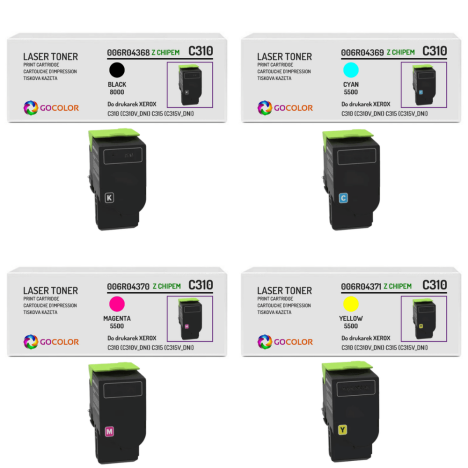 4 X TONER do XEROX C310 C315 XL CMYK 8.0K/3x5.5k zamiennik