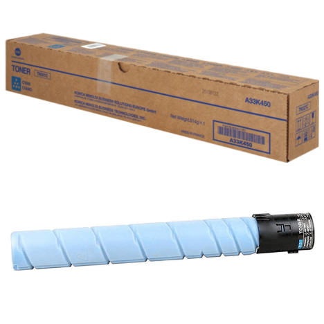 Konica Minolta oryginalny toner TN321C A33K450 Bizhub C224 C284 cyan 25K