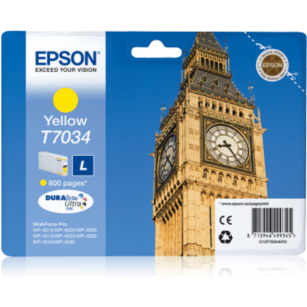 Epson oryginalny tusz T7034 L C13T70344010 yellow