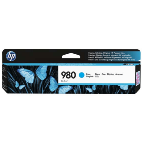EOL HP oryginalny Tusz D8J07A 980 cyan