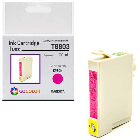 Tusz do EPSON T0803 Magenta Zamiennik