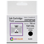 Tusz do EPSON T12F XXL C13T12F140 WorkForce WF-M5399 WF-M5899 795.0ml 40.0K black zamiennik - 2