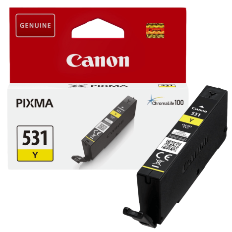 Canon oryginalny tusz CLI531Y 6121C001 Pixma TS8750 TS8751 yellow 191 stron