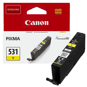 Canon oryginalny tusz CLI-531Y 6121C001 Pixma TS8750 TS8751 yellow 191 stron