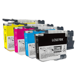 FULLBOX 4-pak TUSZ do BROTHER LC527BK LC527C LC527M LC527Y - 2