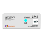 Toner do LEXMARK C746 X746 XS748 C746A1CG C746A2CG X746A1CG X746A2CG 24B5804 24B5701 024B5701 0024B5701 Cyan Zamiennik - 2
