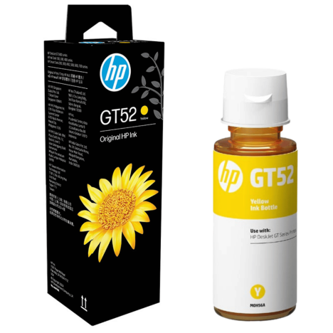 HP oryginalny Tusz butelka M0H56AE GT52 yellow