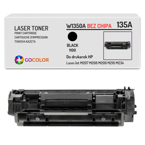 Toner do HP 135A W1350A LaserJet M207 M208 M209 M210 BEZ CHIPA zamiennik 1.1K