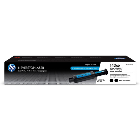 HP oryginalny toner W1143AD 2 x black 143A