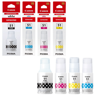 Canon oryginalny tusz GI51 black / cyan / magenta / yellow 4-pak