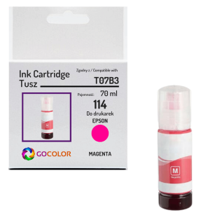 Tusz do EPSON 114 T07B3 C13T07B340 EcoTank ET8500 ET8550 magenta Zamiennik 70ml