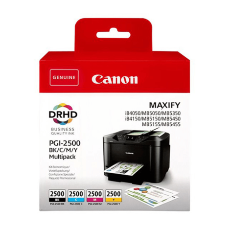 Canon oryginalny tusz PGI2500 9290B004 black / cyan / magenta / yellow 4-pak