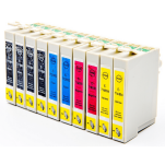 10 X TUSZ do EPSON T0711 T0712 T0713 T0714 zamiennik  - 3