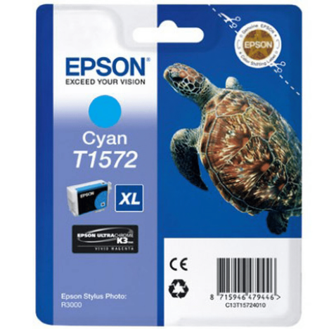 Epson oryginalny tusz T1572 C13T15724010 cyan