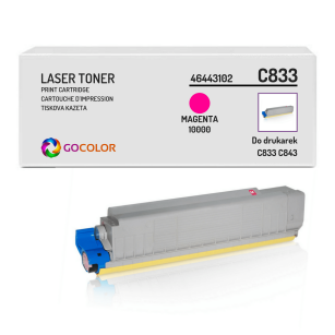 Toner do OKI C833 C843 46443102 Magenta Zamiennik
