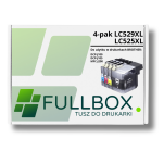 FULLBOX 4-pak TUSZ do BROTHER LC529XL LC525XLC LC525XLM LC525XLY - 3
