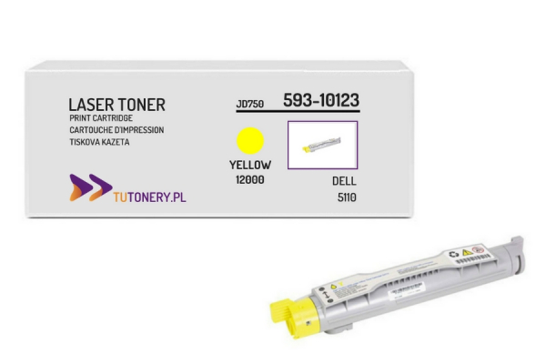 Toner do DELL 5110 JD750 Yellow 593-10123 Zamiennik