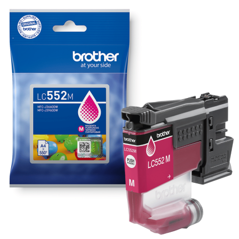 Brother oryginalny Tusz LC552M MFC-J3660DW MFC-J3960DW Magenta