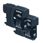 Brother oryginalny Tusz LC1100HYBKBP2 black high capacity 2szt. - 2