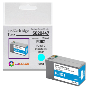 Tusz do EPSON PJIC1 S020447 PJIC7C PP100 PP50 Cyan Zamiennik 31.5 ml