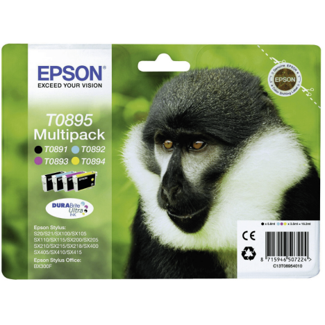 Epson oryginalny tusz T0895 C13T08954010 cyan / magenta / yellow / black