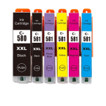 FULLBOX 6-pak TUSZ do CANON PGI580XXLPGBK CLI581XXLBK CLI581XXLC CLI581XXLM CLI581XXLY CLI581XXLPB - 2