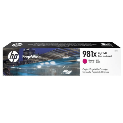 HP oryginalny Tusz L0R10A 981X magenta