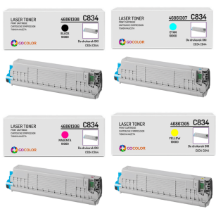 4 X TONER do OKI C834 C844 zamiennik
